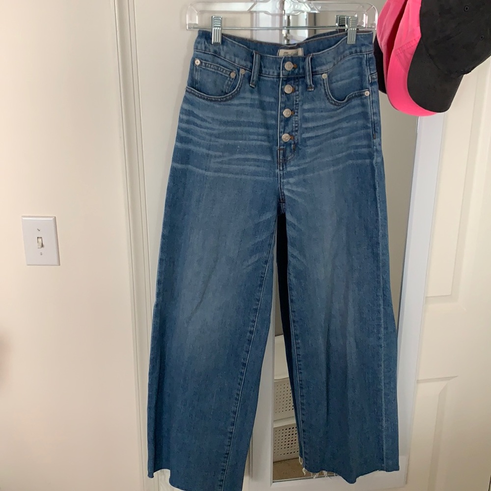 Madewell Wide leg crop jean